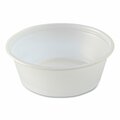 Fabri-Kal Portion Cups, Squat, 1.5 oz, Translucent, 2500PK 9505194